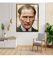ÇERÇEVELİ ATATÜRK TABLO S112