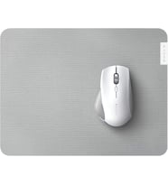 Pro Glide - Ofis konforu ve verimliliği için yumuşak fare altlığı (dokulu kumaş yüzeyi, kaymaz) Beyaz