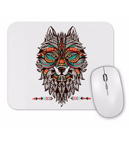 Lobo Tribal Mouse Pad