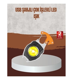 Mey İthalat® Taşınabilir Çok Amaçlı LED Işıklı Anahtarlık