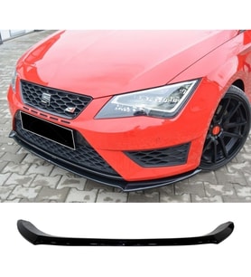 Seat Leon Mk3 Fr G Desing Ön Lip Parlak Siyah Plastik Ön Ek Karlık 2012 2013 2014 2015 2016 karlık+bodykit+ek