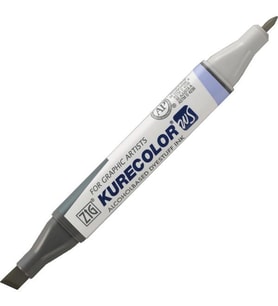 Zig Kurecolor Twin S Grafik Çizim Kalemi W.02 Warm Gray 2 