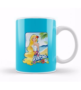 Barbie 01 Kupa Bardak Porselen