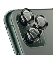Microsonic Apple iPhone 11 Pro Max Tekli Kamera Lens Koruma Camı Koyu Yeşil