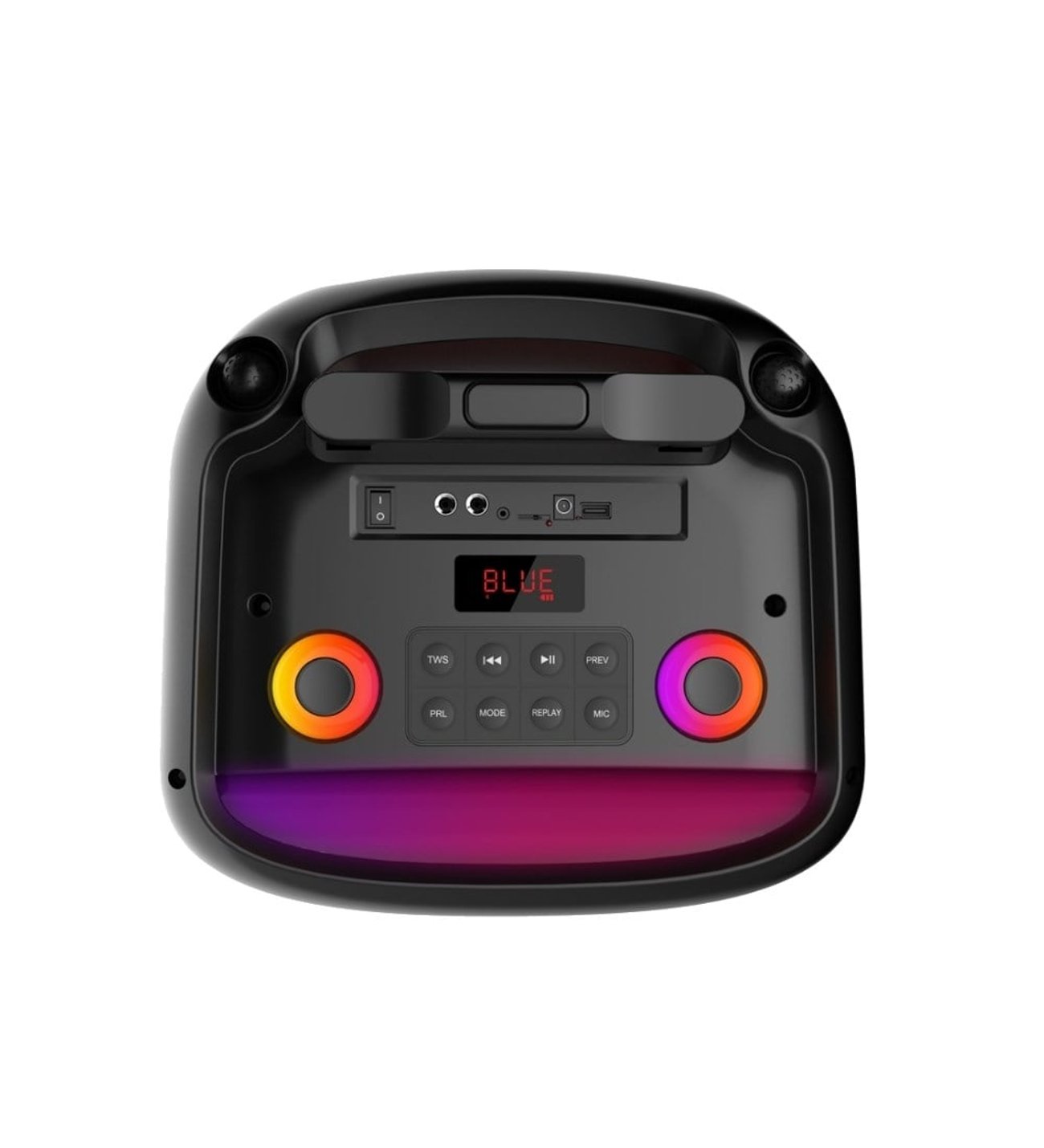 ABS-12101 80W Bluetooth Karaoke Hoparlör – RGB Işıklı Taşınabilir