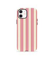 iPhone 12 Vorian Çift Katmanlı Kılıf Sunset Candy Stripe