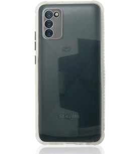 Newface Samsung Galaxy A02S Kılıf Miami Şeffaf Silikon - Şeffaf