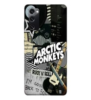 Samsung Galaxy S20 FE Uyumlu Arctic Monkeys Kolaj Desenli Şeffaf Telefon Kılıfı