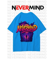 Neon Unisex Tişört Retro Vaporwave Tasarım %100 Pamuk (Mavi)