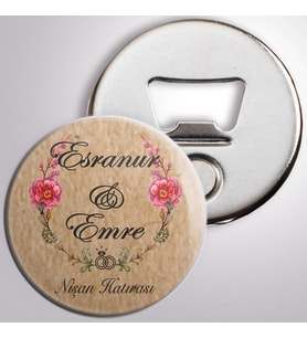 Eskitme Desen Nişan Magnet Açacak