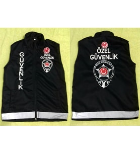 YAZILARI NAKIŞ İŞLEMELİ,ÖZEL GÜVENLİK YELEĞİ SATINAL.SİVİLE SATILMAZ