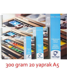 Van Gogh Suluboya Bloğu 300 gr 20 yp A5 