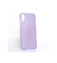 Samsung Galaxy M10 Uyumlu Kılıf Zore Shining Silikon (Mor)