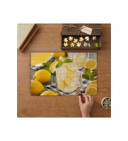 Limonlu Su - Taze Limonlar Tasarımı 240 parça Ahşap Puzzle Ahşap Kutuda MP03377