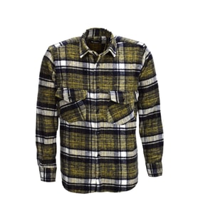 Erkek Çift Cepli Kapaklı Regular Fit Oduncu Gömlek BGL-ST03255 (Lacivert)