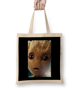 Baby Groot Bez Çanta Uzun Saplı
