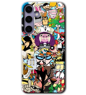 Galaxy S24 Plus Kılıf HD Desen Baskılı Kılıf - Süper Çizgi Kahramanlar