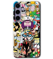 Galaxy S24 Plus Kılıf HD Desen Baskılı Kılıf - Süper Çizgi Kahramanlar