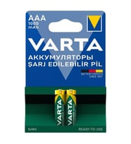 Varta 5703 1.2V 1000 Mah Şarjlı AAA Kalem Pil (2 Li Paket)