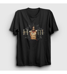 Presmono Unisex Siyah Ville Valo Him T-Shirt 81220tt