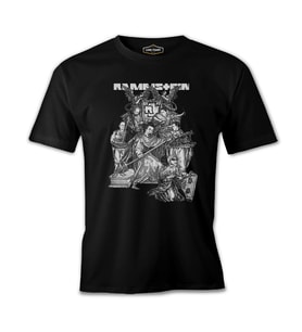 Rammstein - Flag Siyah Erkek Tshirt
