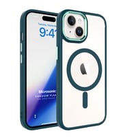 Microsonic Apple iPhone 15 Kılıf Shadow Planet Koyu Yeşil (Koyu Yeşil)