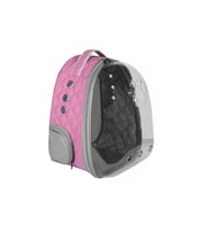 Markapet Kapitone Astronot Kedi Köpek Taşıma Çantası 28*32*40 cm Pembe