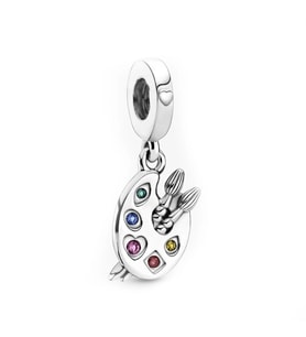 Nur Silver Resim Paleti Gümüş Charm NUR-BL00063