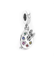 Nur Silver Resim Paleti Gümüş Charm NUR-BL00063