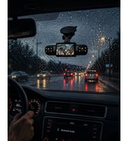 Full Hd Araç İçi Kamera Geniş Açılı Lens Çok Kanallı Kayıt