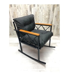 Sallanır Sandalye Tv Koltuğu Kafe-balkon-mutfak-berjer-ofis-salon Sallanır Tekli Koltuk Miami