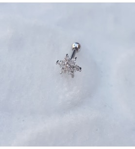 Tragus Küpe Piercing Çelik