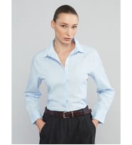 LCWAIKIKI Classic Mavi Regular Fit Kadın Gömlek