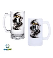 Juventus Kulplu Bira Bardağı Buzlu veya Şeffaf Seçenekli 0304