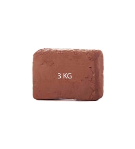 Kahverengi Seramik Hamuru 3 Kg Kırmızı Seramik Çamuru Toprak Doğal Kırmızı Kil Oyun Hamuru Çamuru