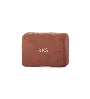 Kahverengi Seramik Hamuru 3 Kg Kırmızı Seramik Çamuru Toprak Doğal Kırmızı Kil Oyun Hamuru Çamuru