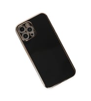 Pilelistore   iPhone 12 Pro Max Kılıf Volet Silikon - Siyah