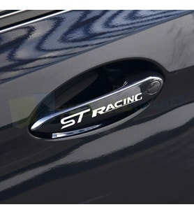 Ford St Racing Logo Kapı Kolu Jant Yan Ayna Oto Sticker 12 Adet (10 x 1 Cm)