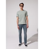 Bisiklet Yaka T-shirt Mint Green