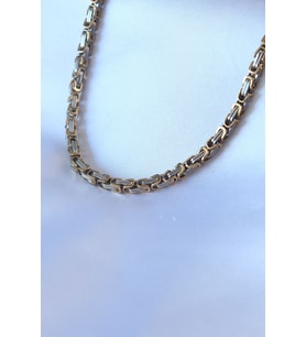 316L Çelik Mix Renk Kral Zincir Model Erkek Kolye 5886 - SSSSSS8098-1785