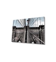 Köprü Cam Tablo 4mm Dayanıklı Temperli Cam, Bridge Glass Wall Decor (Çok Renkli)