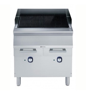 Electrolux Professional Elektrikli Barbekü-grill, Çift Taraflı Döküm Izgaralı (et İçin Yivli, Balık-sebze İçin Düz), Alt Standlı - 800 Mm E9GREHGCFU