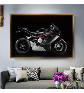 Altın Çerçeveli dekoratif tablo l423 (Gold)