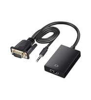 FULLY G-537K VGA TO HDMI ÇEVİRİCİ ADAPTÖR SES GİRİŞLİ