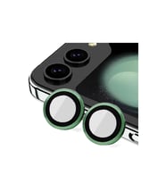 Samsung Galaxy Z Flip 5 Valdez Metal Kamera Lens - Koyu Yeşil