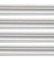 Motifli Beyaz Esnek 8cm-230cm x 4 Adet Yapışkanlı Duvar Çıta Çerçeve Süpürgelik (Karışık)