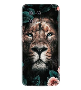 Xiaomi 13 Kılıf Resimli Desenli Baskılı Silikon Leon Flowers 1307