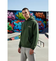 Erkek Kapüşonlu Düşük Kol Sweatshirt Slogan Nakışlı Fonksiyonel Dayanıklı Kaliteli Estetik