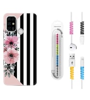Casper E30 F20 X20 Kılıf Kablo Koruma Spiral Silikon Flowers 4 1390
