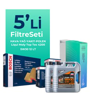 BOSCH Mercedes Sprinter 316 Dizel Filtre Bakım Seti Liqui Moly Motor Yağlı (2011-2021) 5 Li